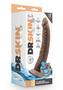 Dr. Skin Glide Gold Collection Self Lubricating Dildo 7.5in - Chocolate