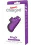 Charged Fing O Rechargeable Finger Mini Vibrator Waterproof - Purple